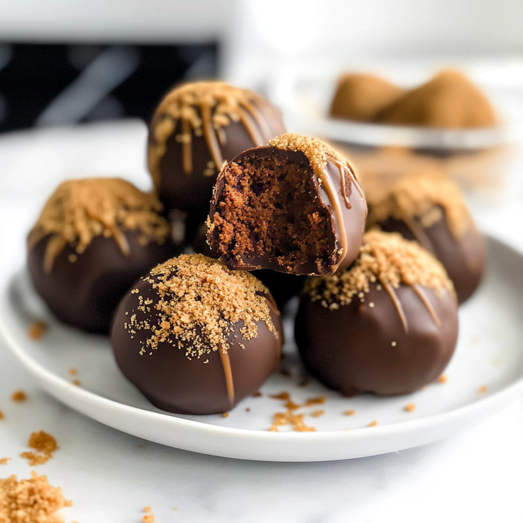 Christmas Biscoff Truffles
