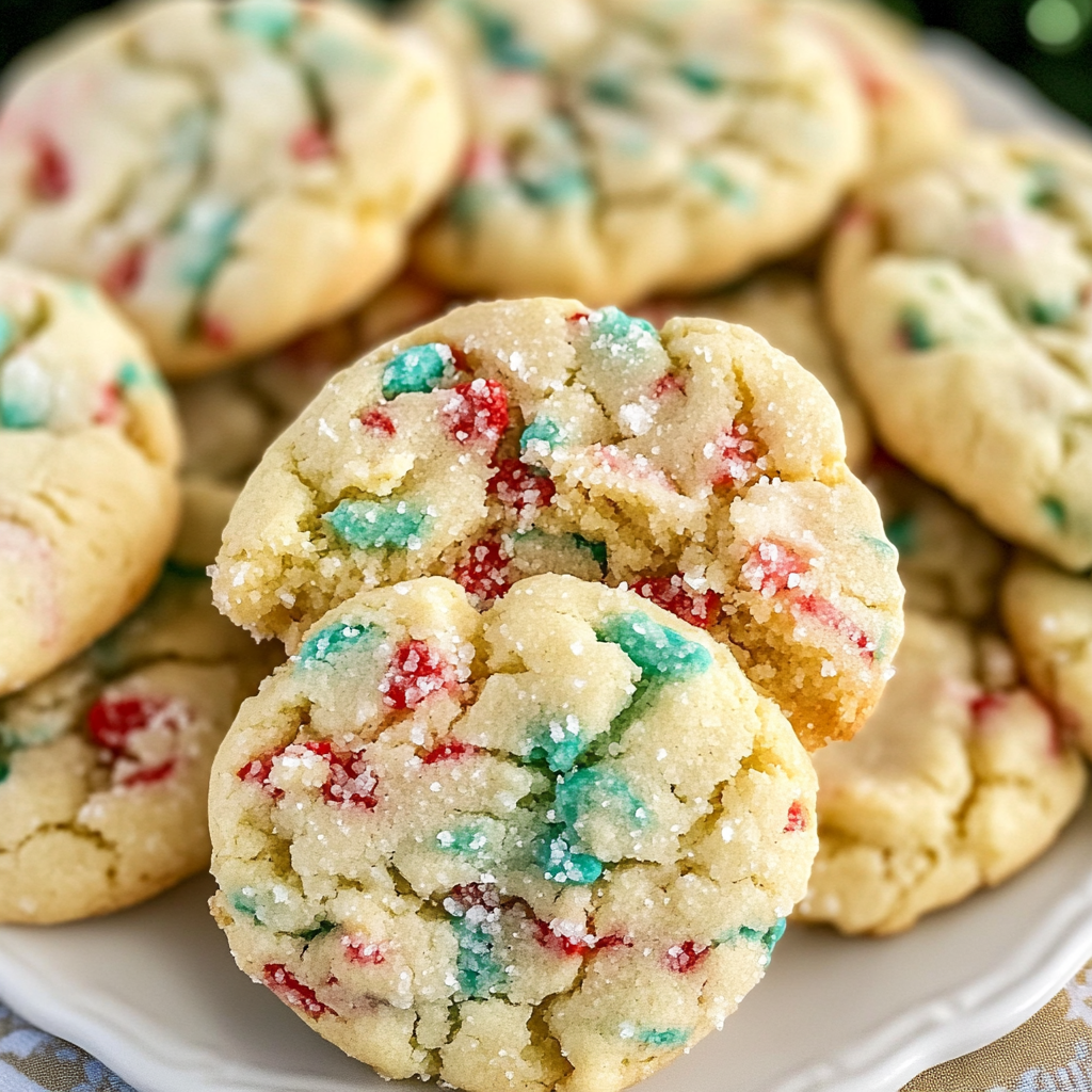 Christmas Gooey Butter Cookies