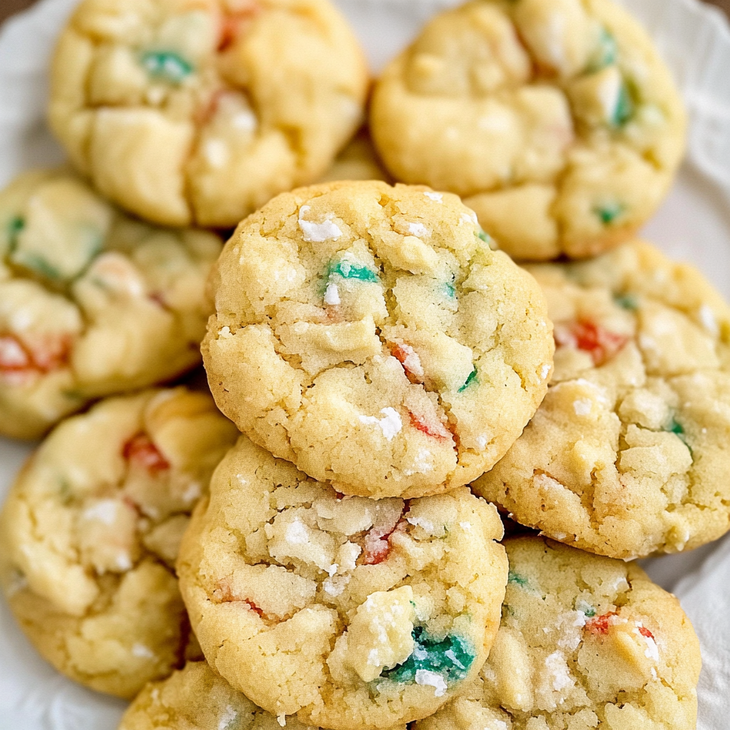 Christmas Gooey Butter Cookies
