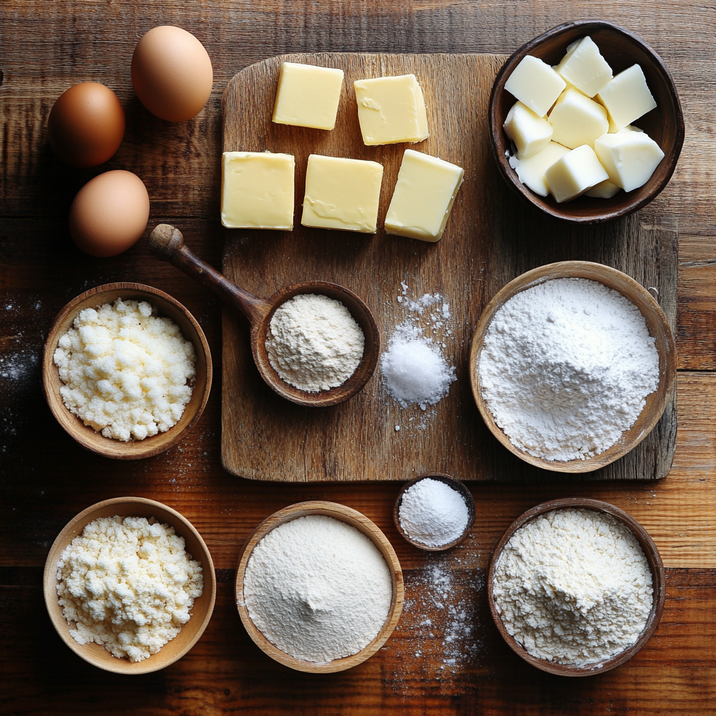 Christmas Gooey Butter Cookies ingredients