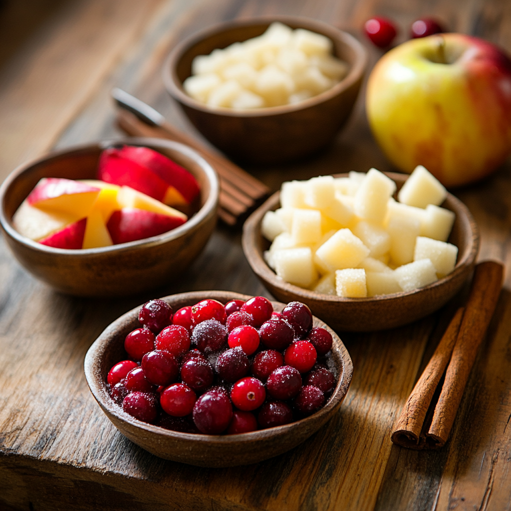 Christmas Jam ingredients