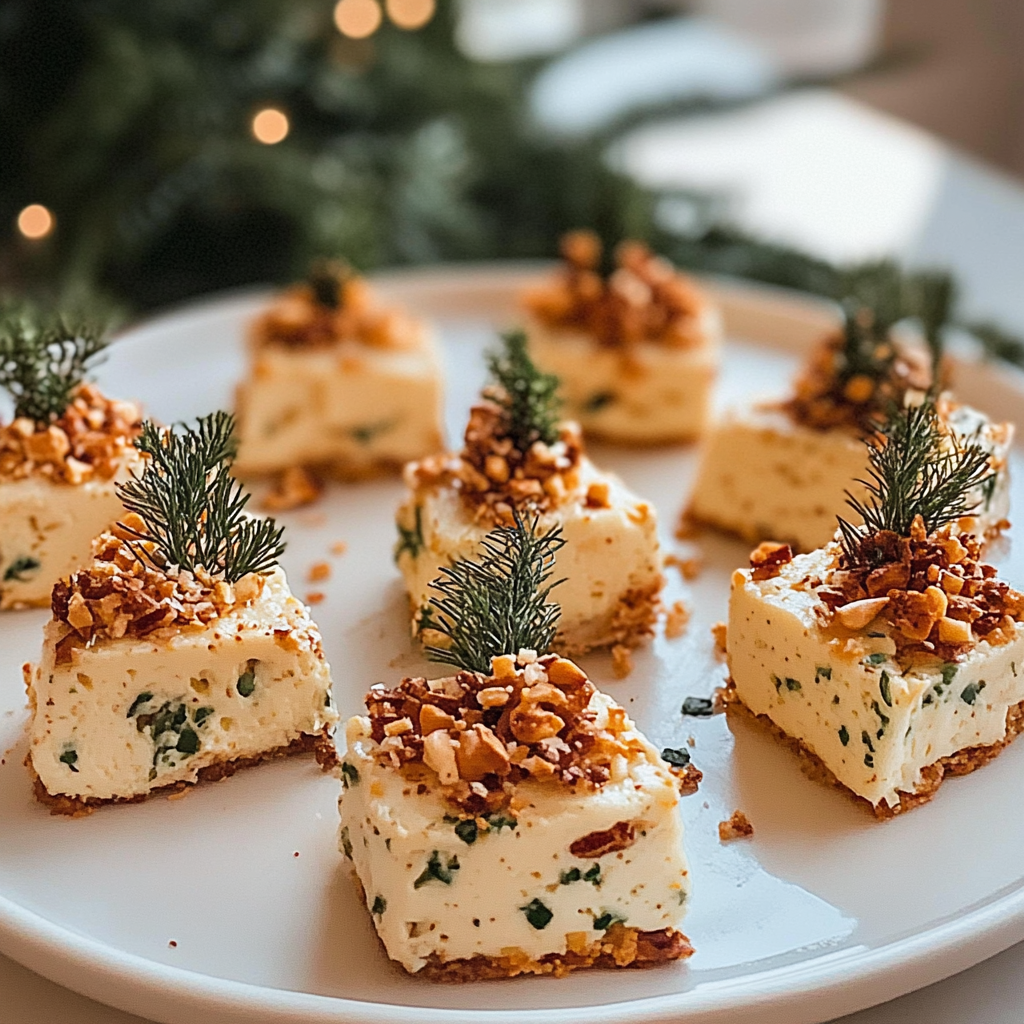 Christmas Tree Cheese Bites