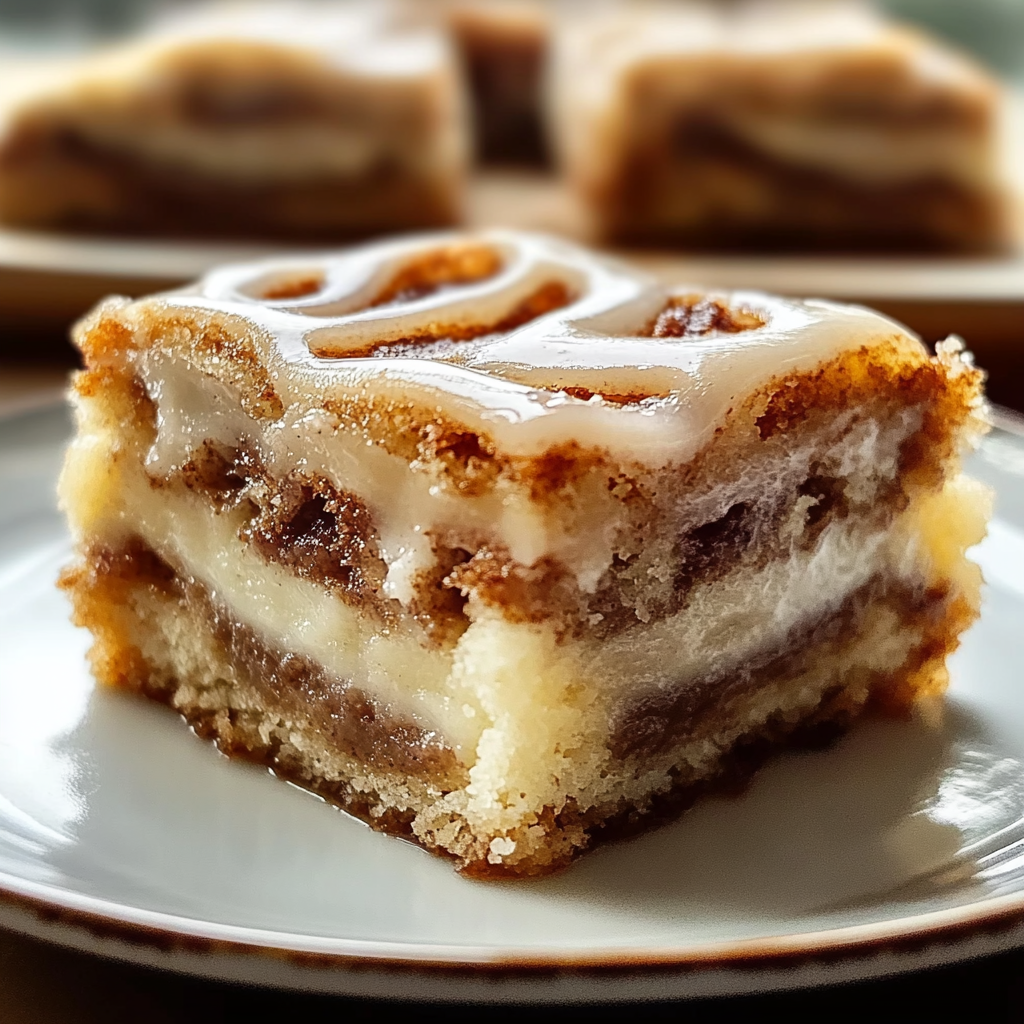 Cinnamon Roll Bliss Bars