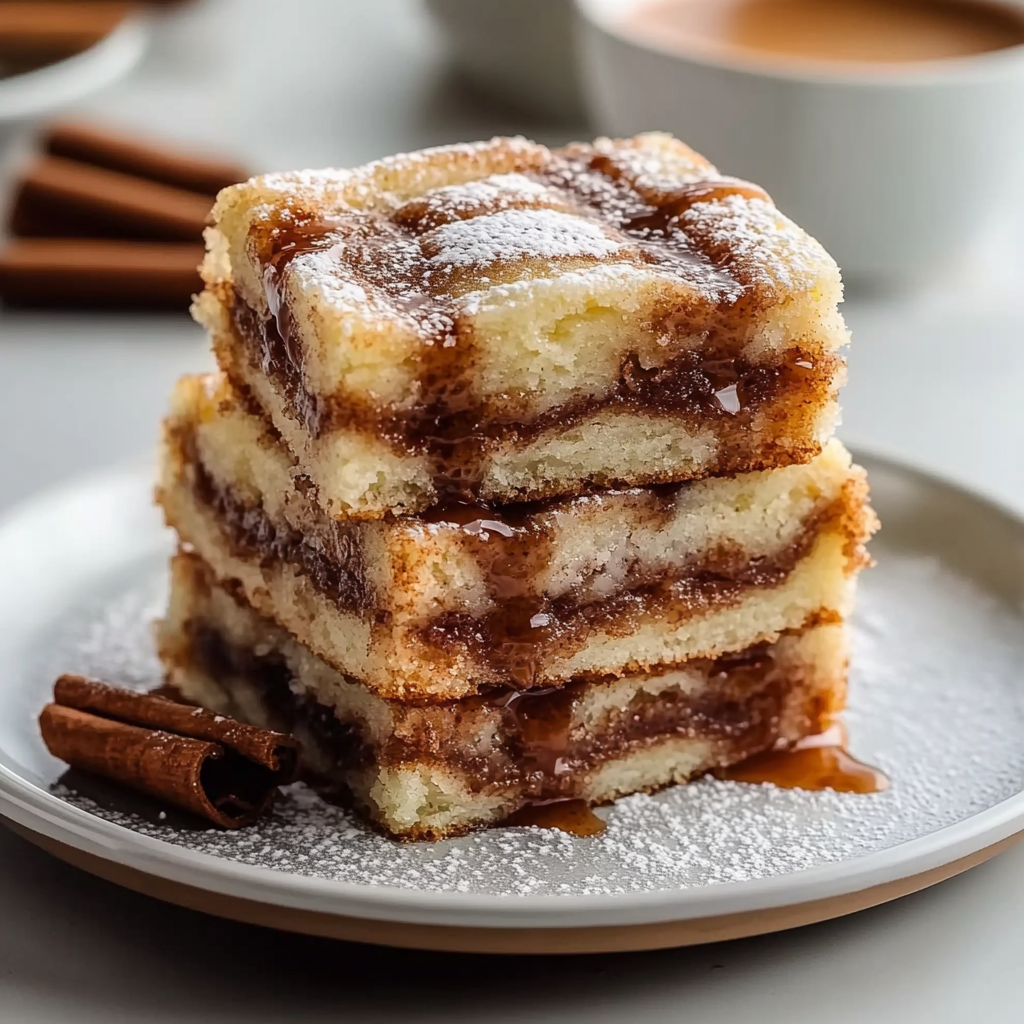 Cinnamon Roll Bliss Bars