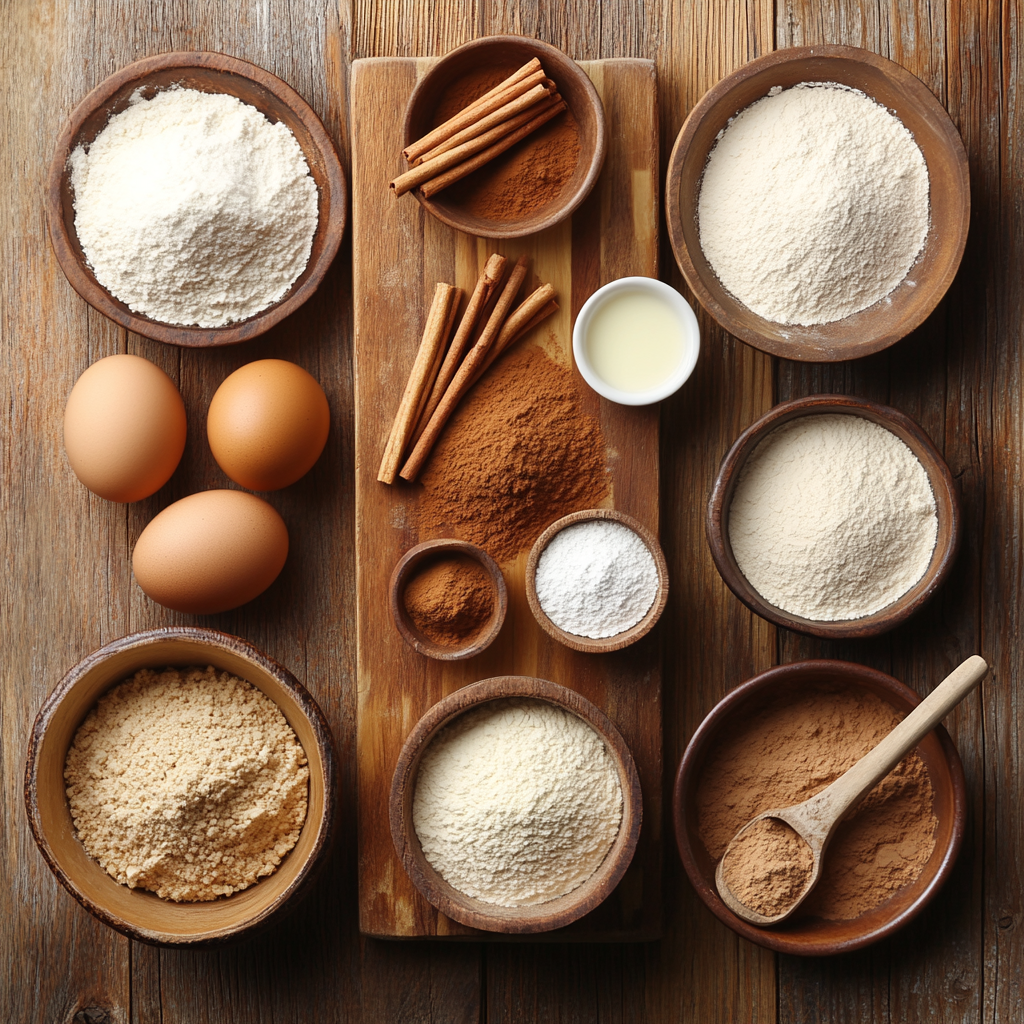 Cinnamon Roll Bliss Bars ingredients