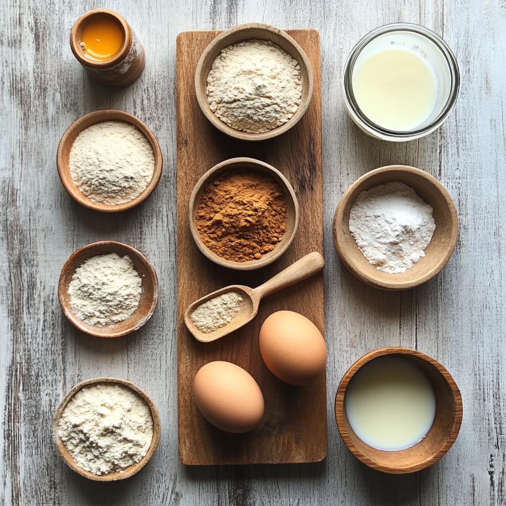 Cinnamon Roll Muffins ingredients