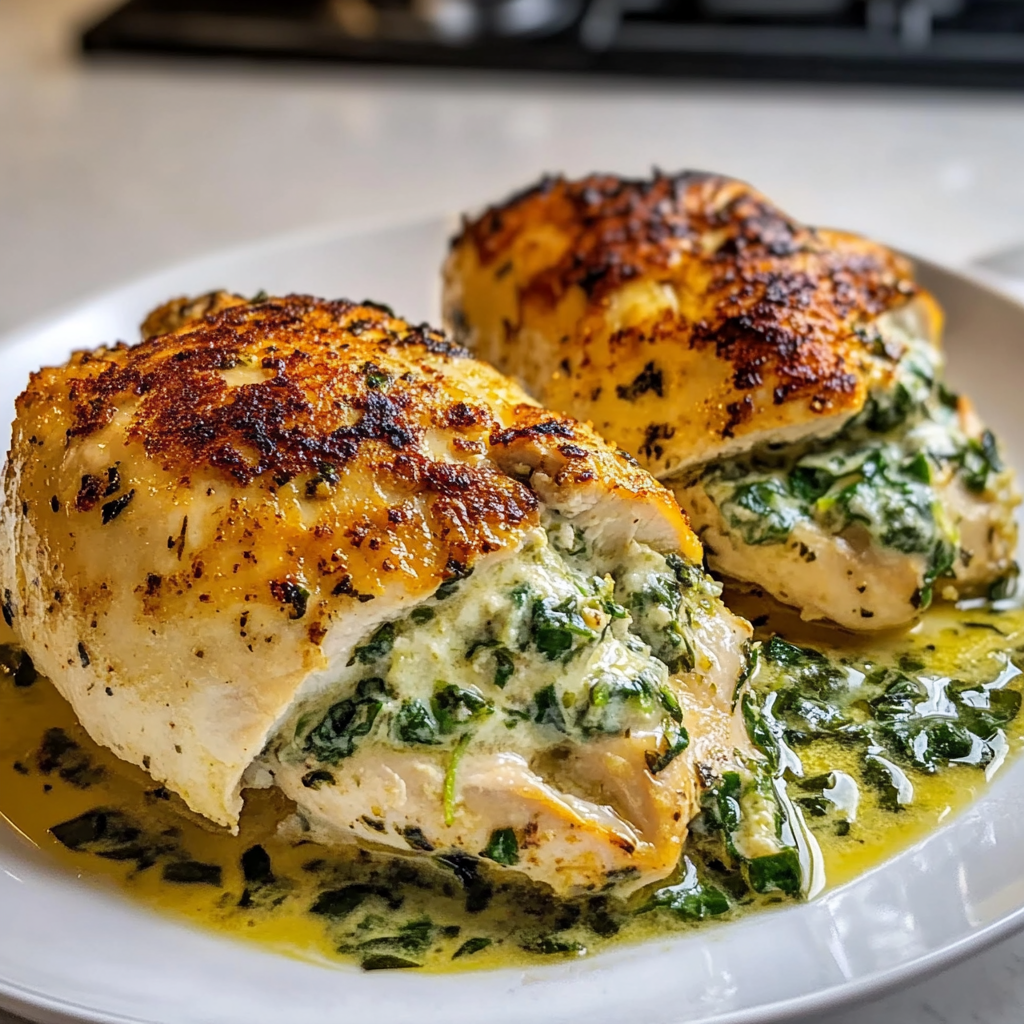 Cottage Cheese Spinach Chicken