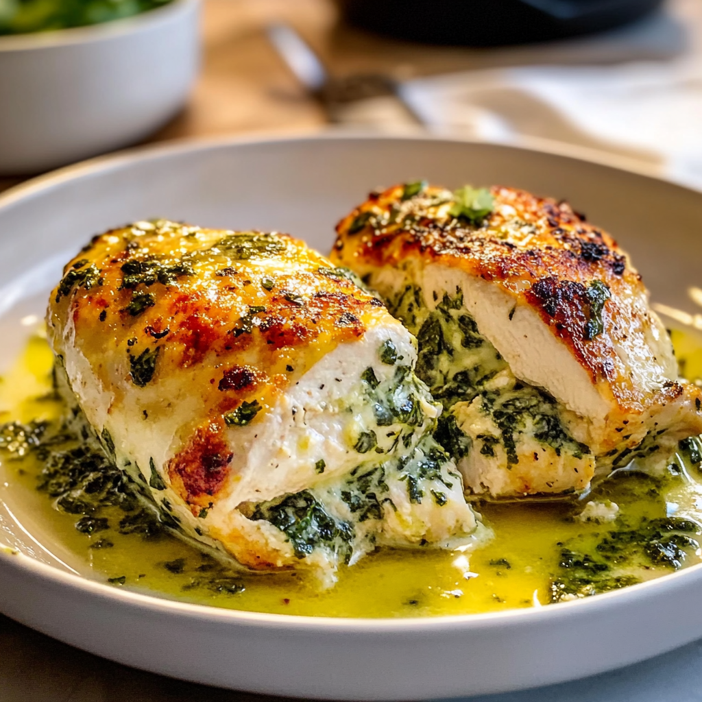 Cottage Cheese Spinach Chicken