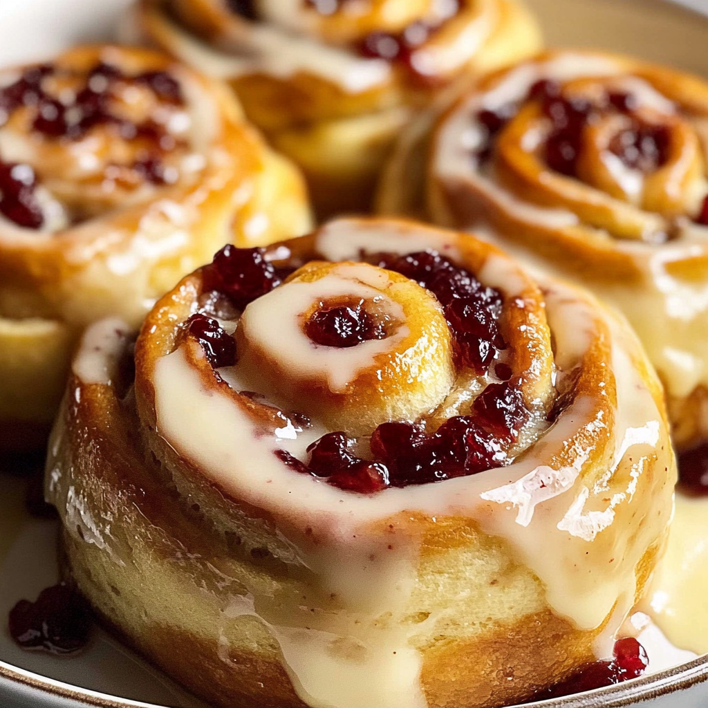 Cranberry Orange Cinnamon Rolls
