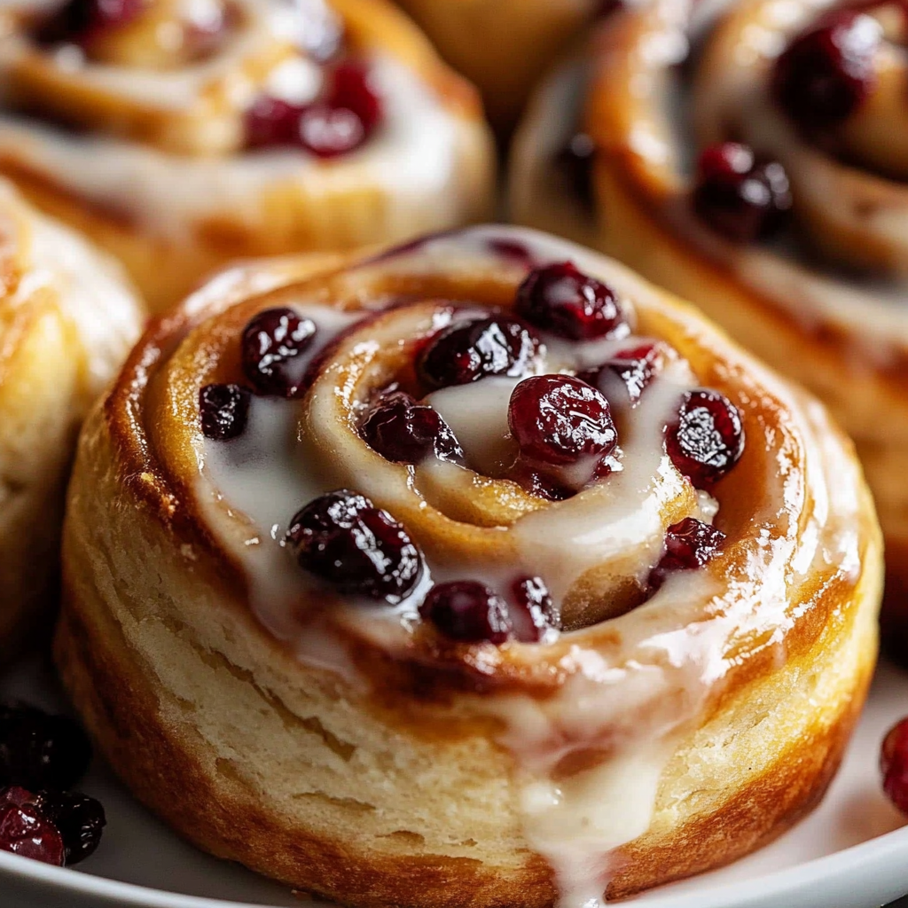 Cranberry Orange Cinnamon Rolls