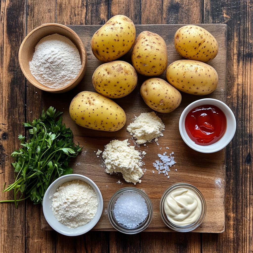 Crispy Japanese-Style Long Fries ingredients