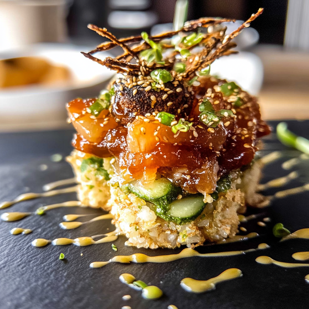 Crispy Spicy Tuna Rice Bites