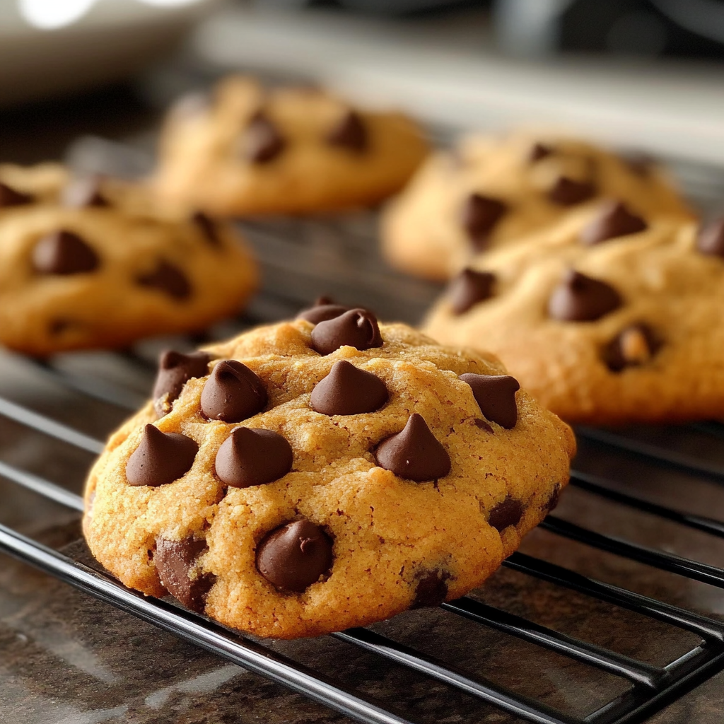 Easy Pumpkin Chocolate Cake Mix Cookies