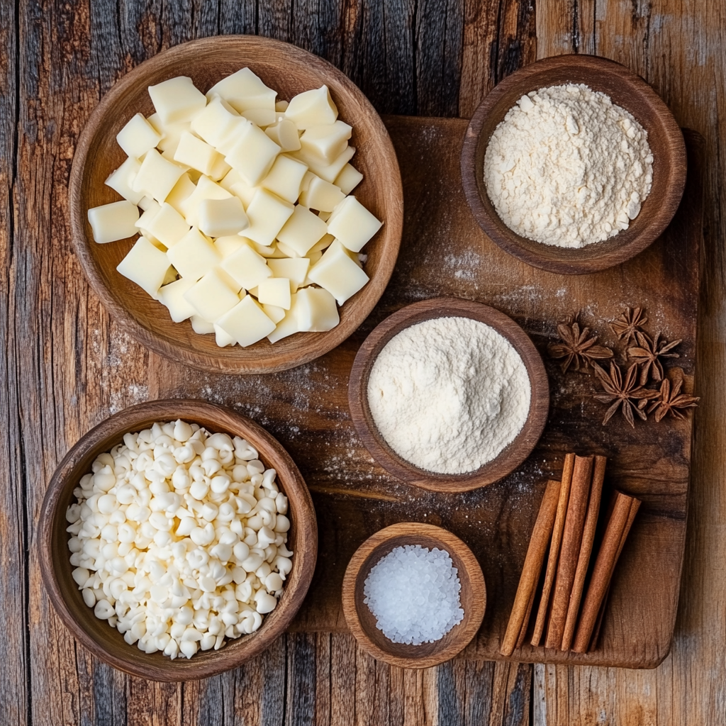Eggnog Truffles ingredients