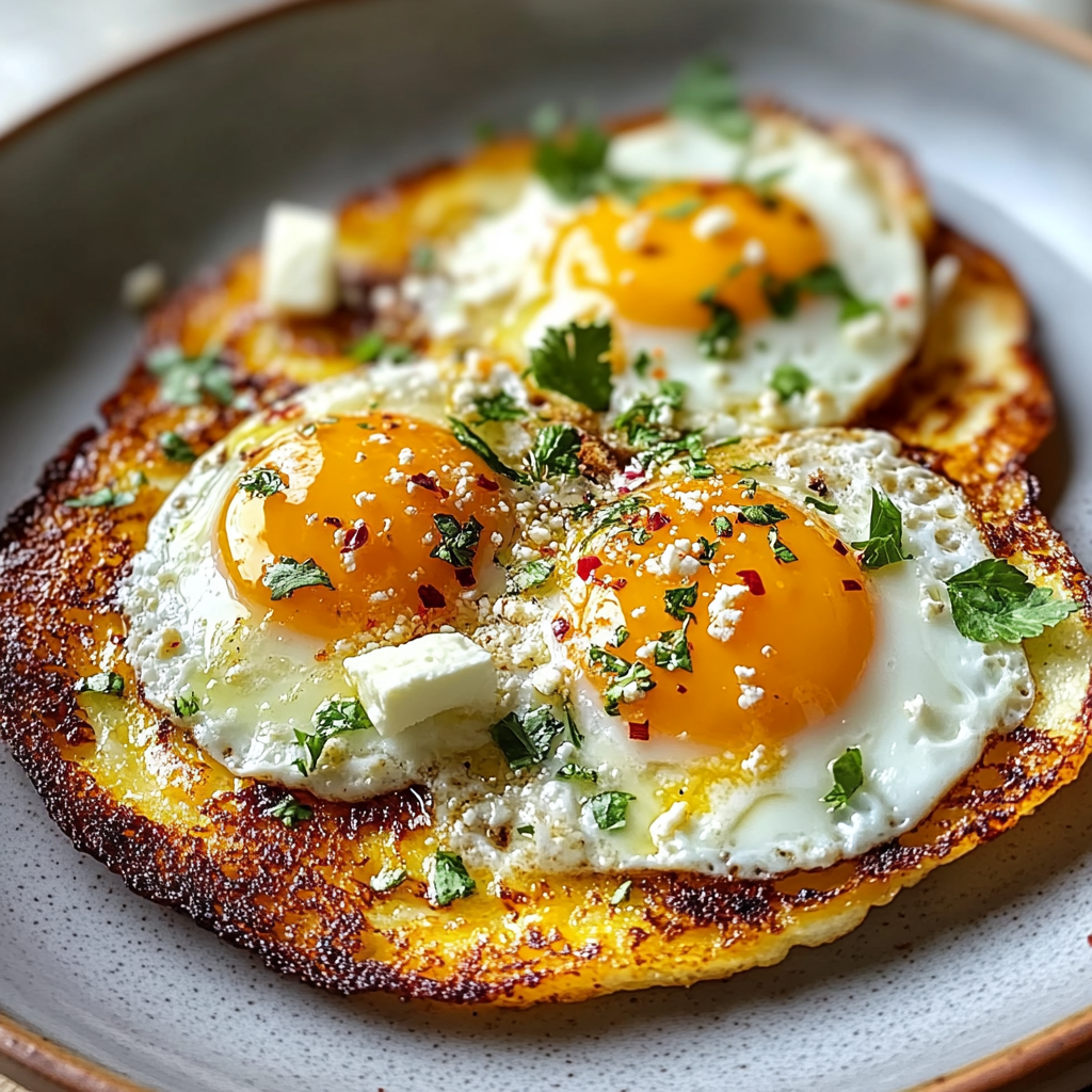 Feta Fried Eggs