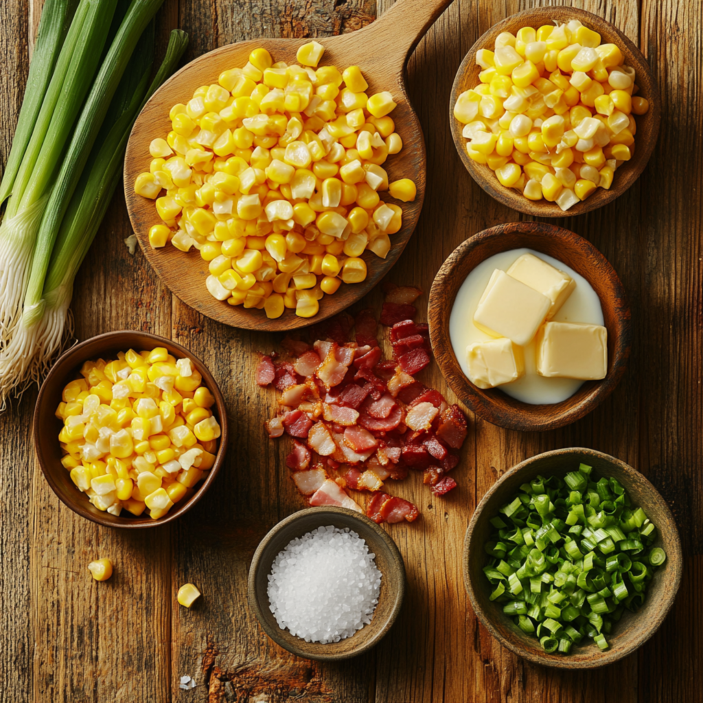Fresh Corn and Bacon Side Dish