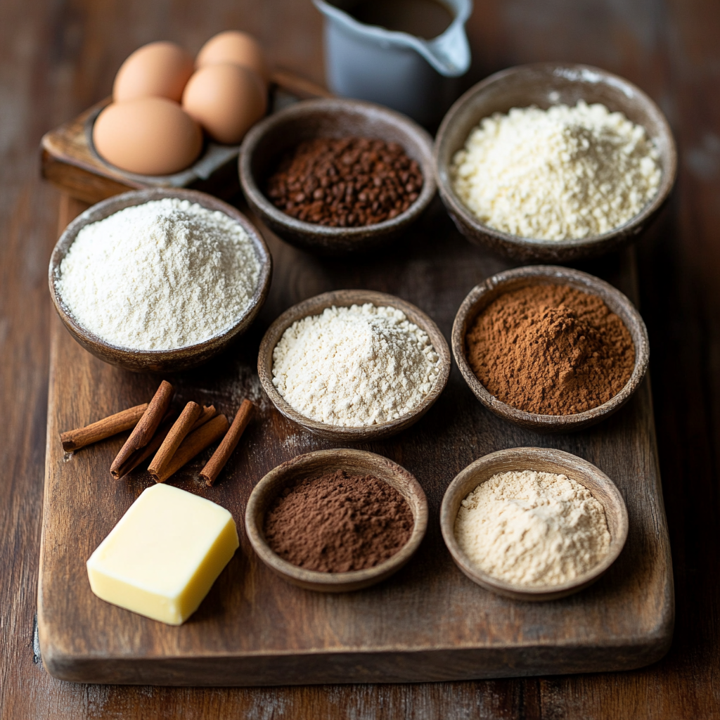 Gingerbread Latte Cookies ingredients