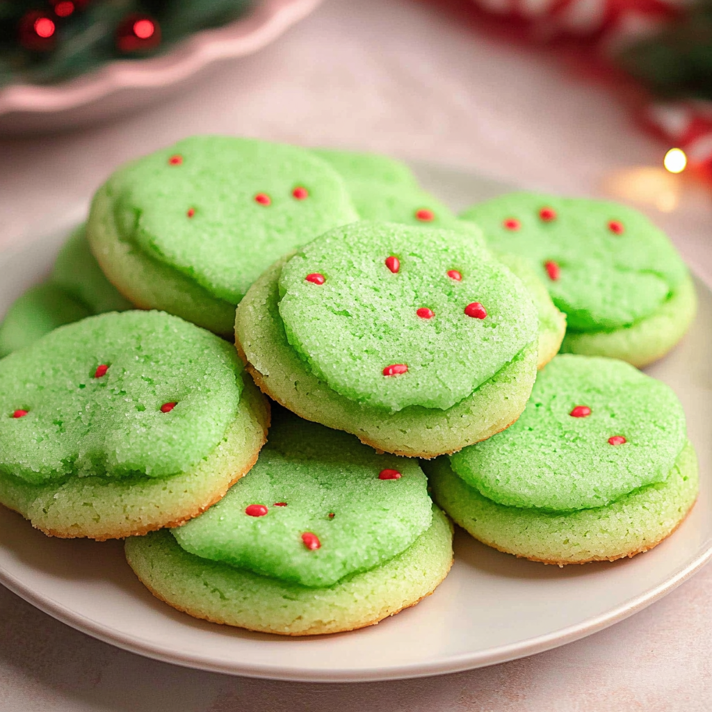 Grinch Sugar Cookies
