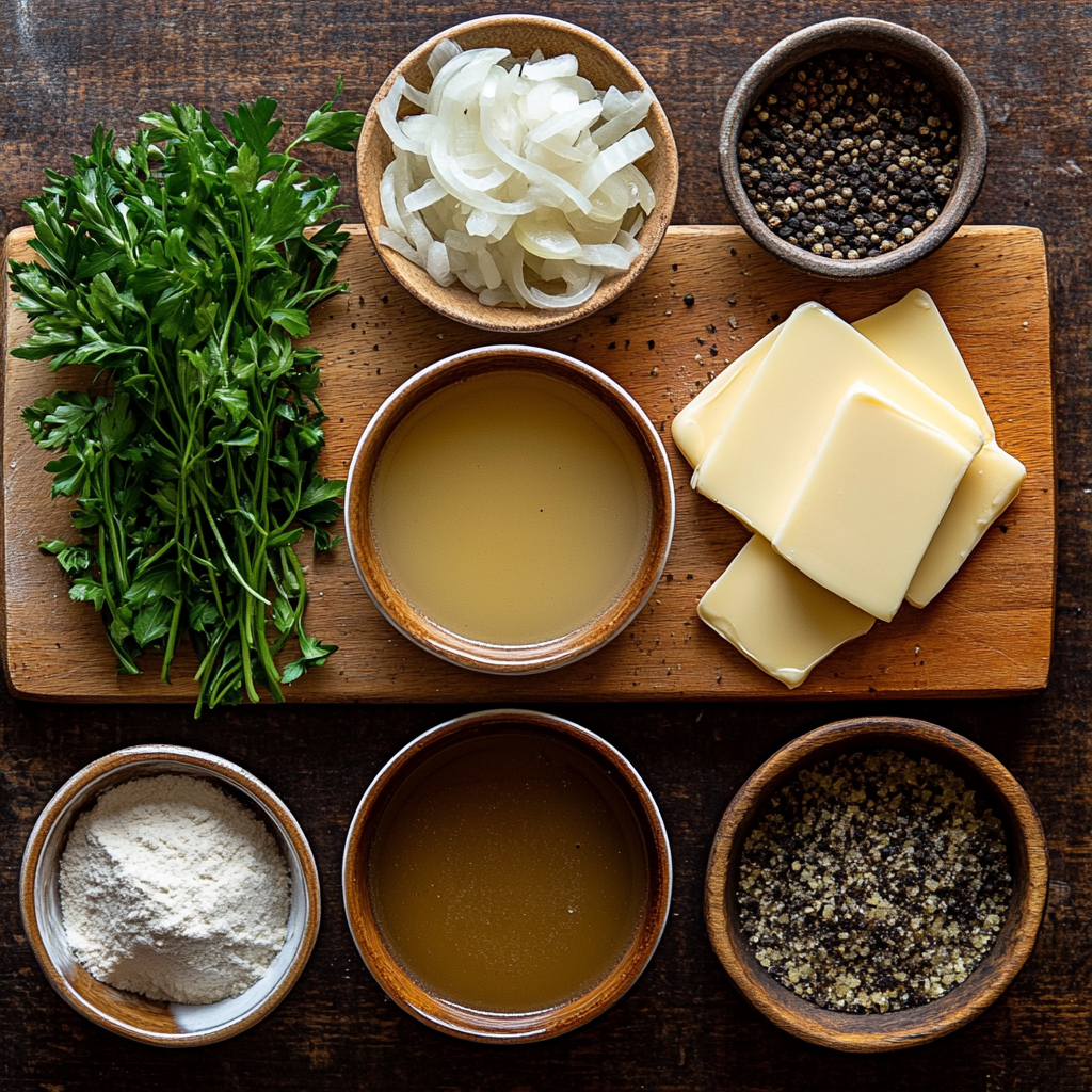 Homemade Gravy From Scratch ingredients