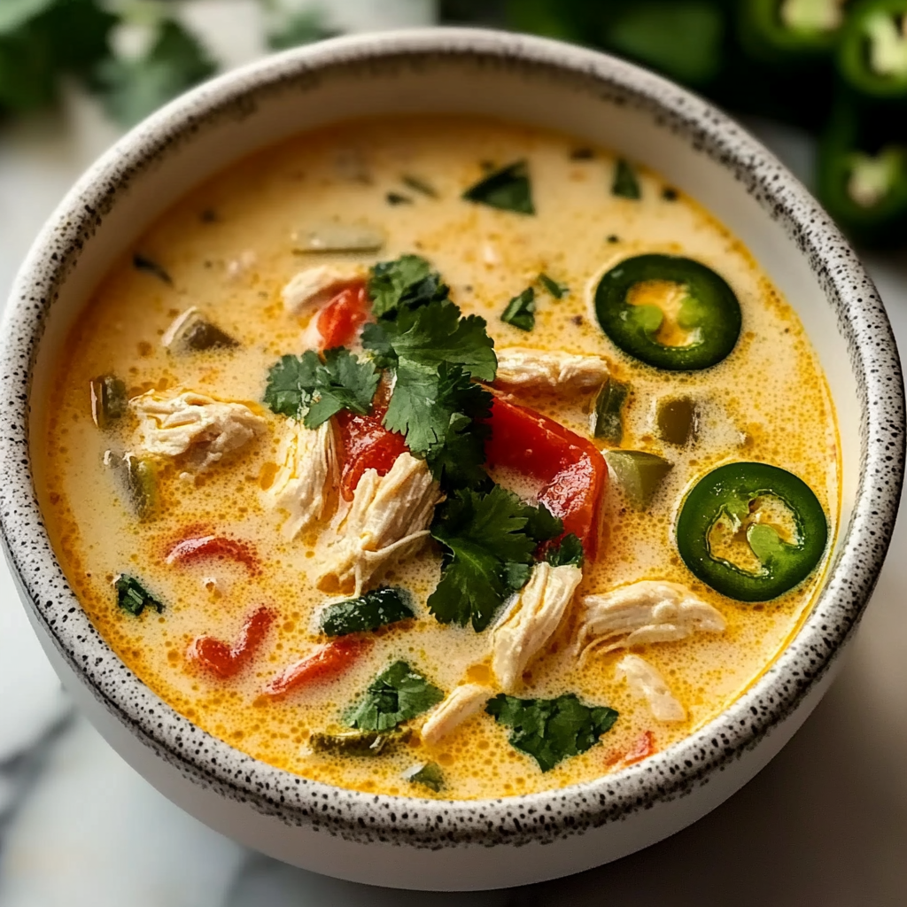 Jalapeño Popper Chicken Soup