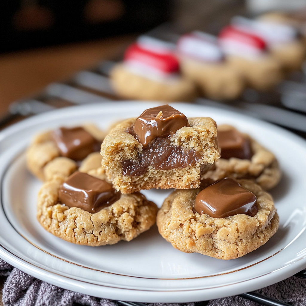 Peanut Butter Candy Bar Cookies