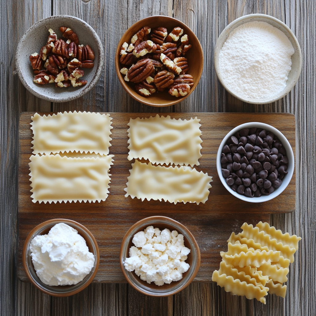 Pecan Pie Lasagna ingredients