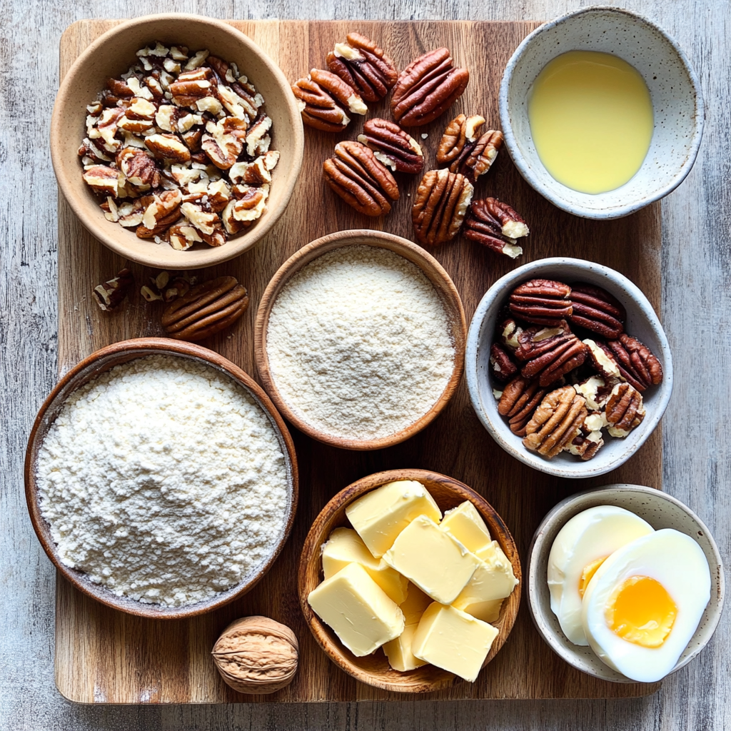 Pecan Sugar Cookies ingredients
