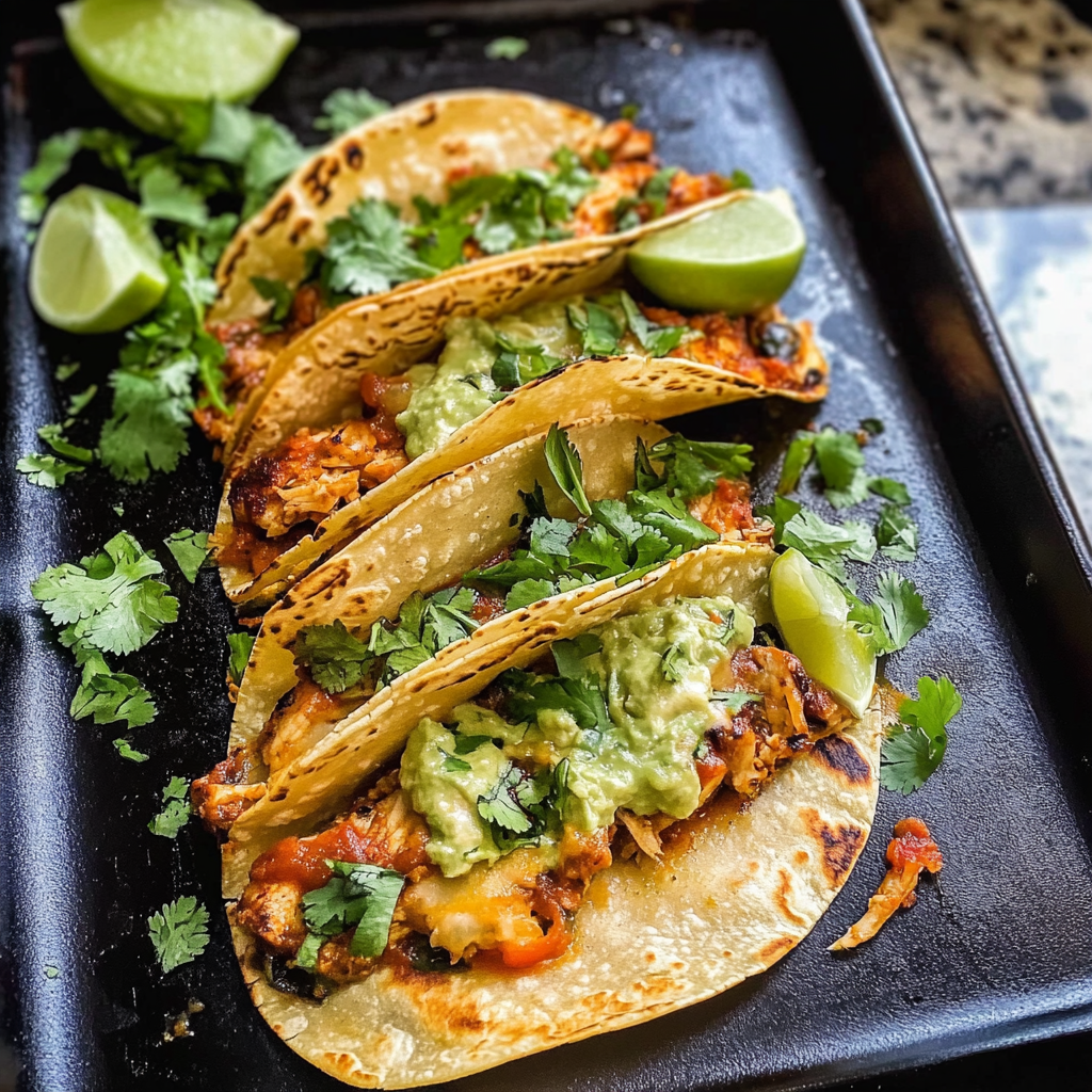 Poblano Chicken Tacos