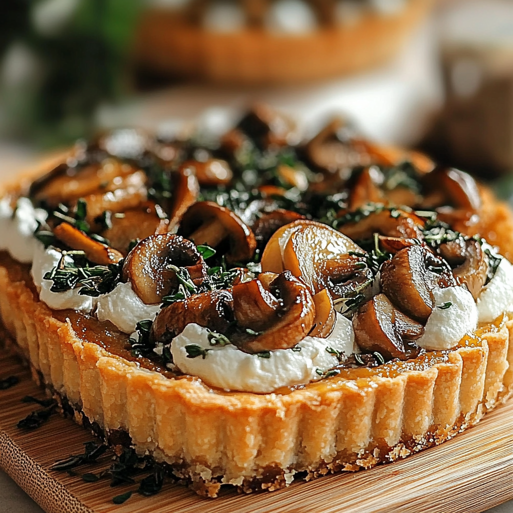 Pumpkin Sage & Mushroom Tart