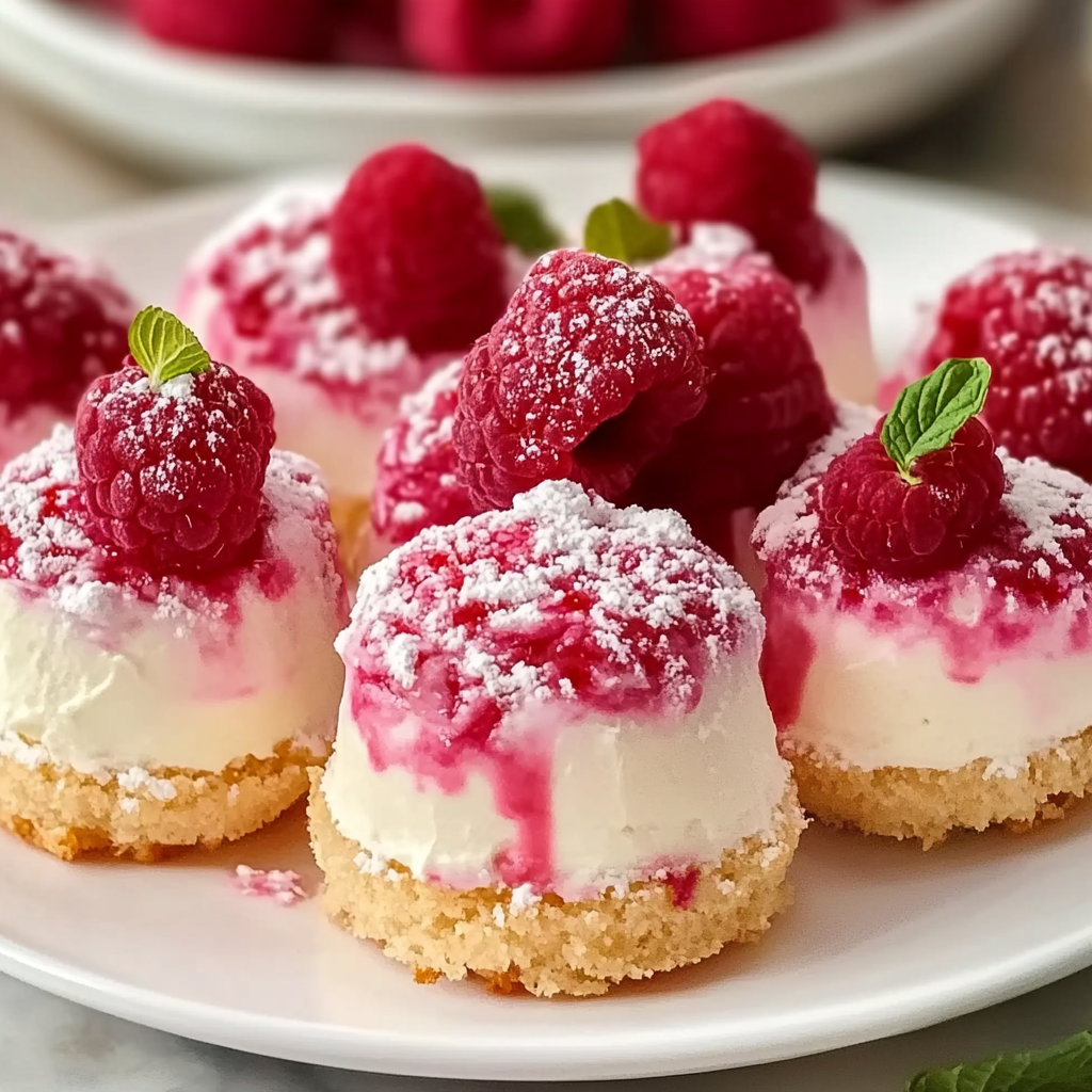 Raspberry Cream Cheese Bites
