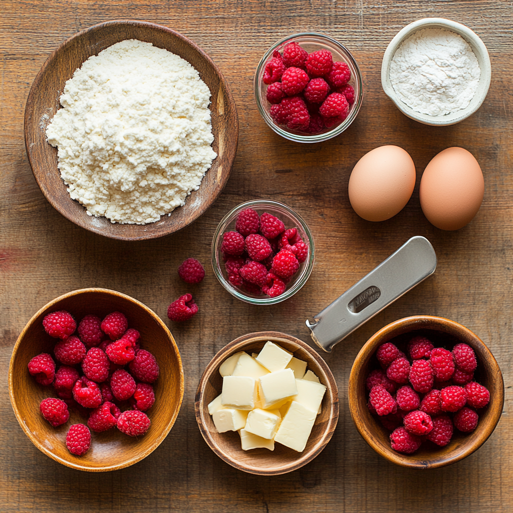 Raspberry Cream Cheese Bites ingredients