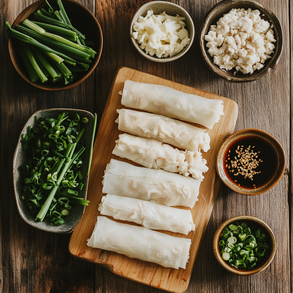 Rice Paper Crab Rangoons ingredients