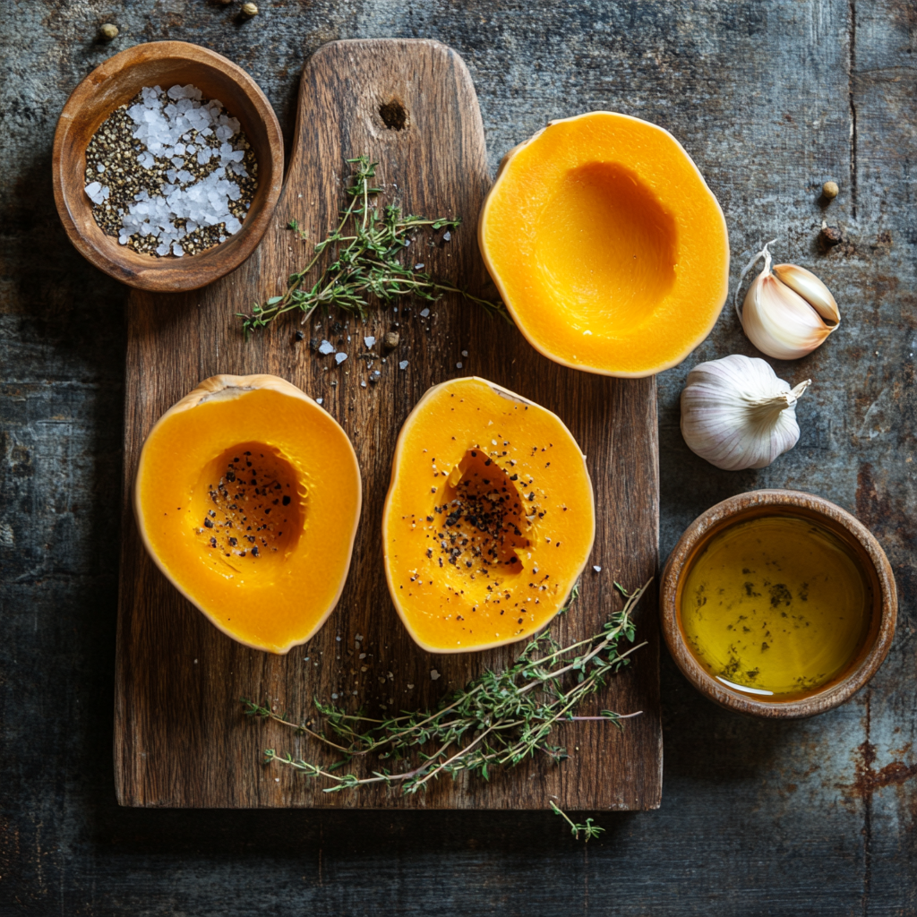 Roasted Winter Squash Wedges ingredients