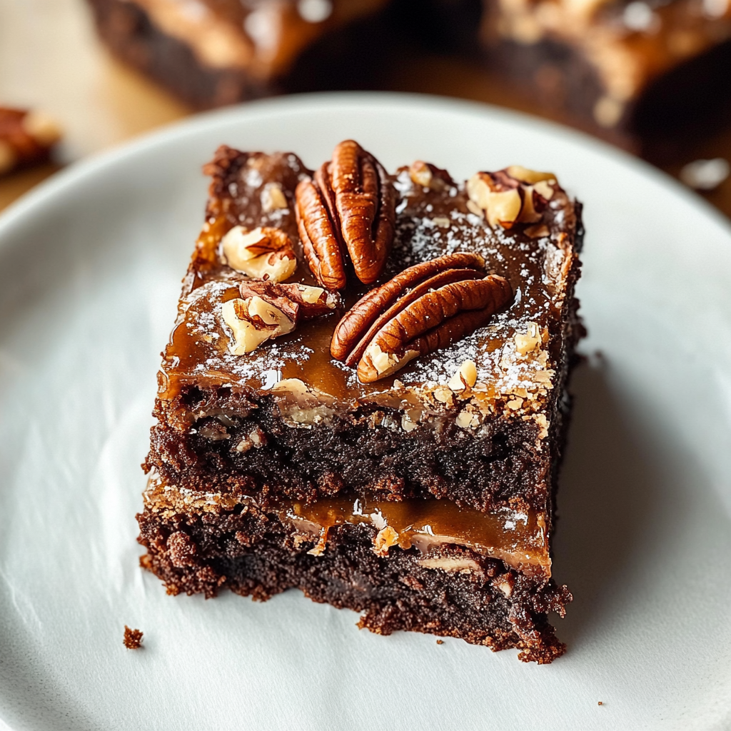 Salted Pecan Pie Brownie Bliss