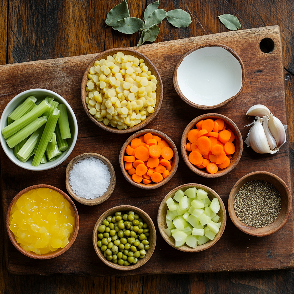 Split Pea Soup ingredients
