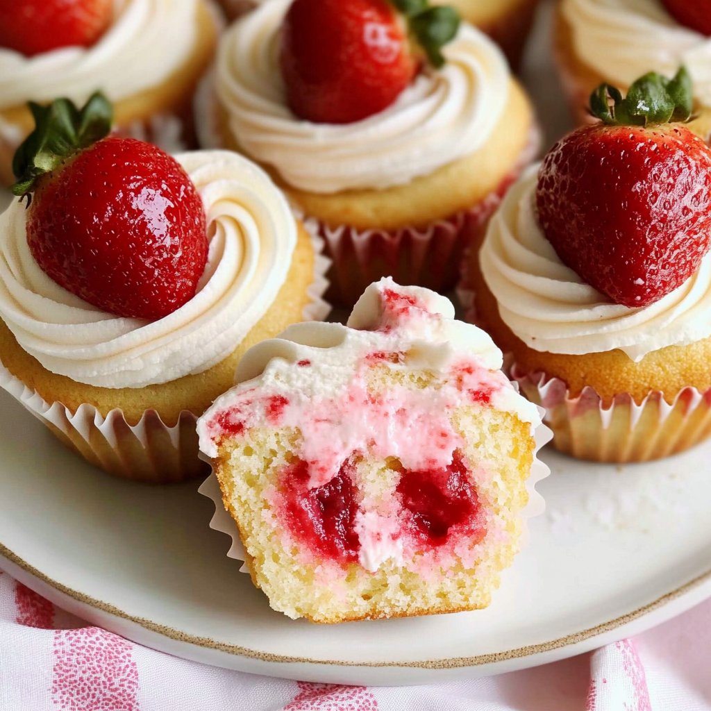 Strawberry Shortcake Cupcakes