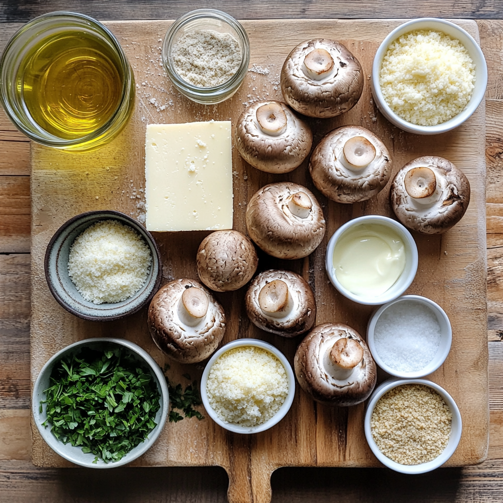 Stuffed Mushrooms ingredients