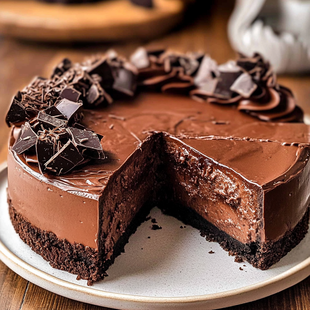 Triple Chocolate Cheesecake