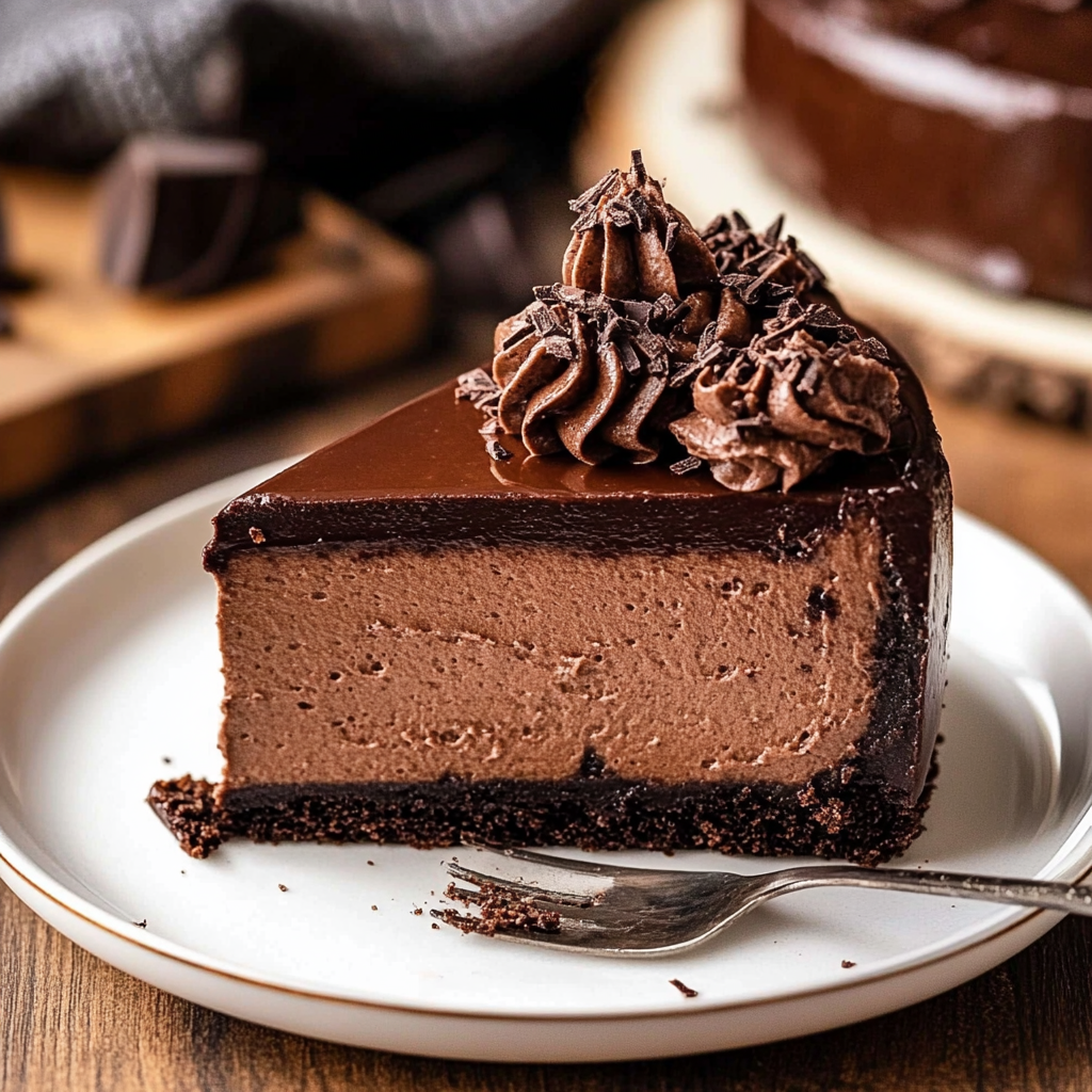 Triple Chocolate Cheesecake