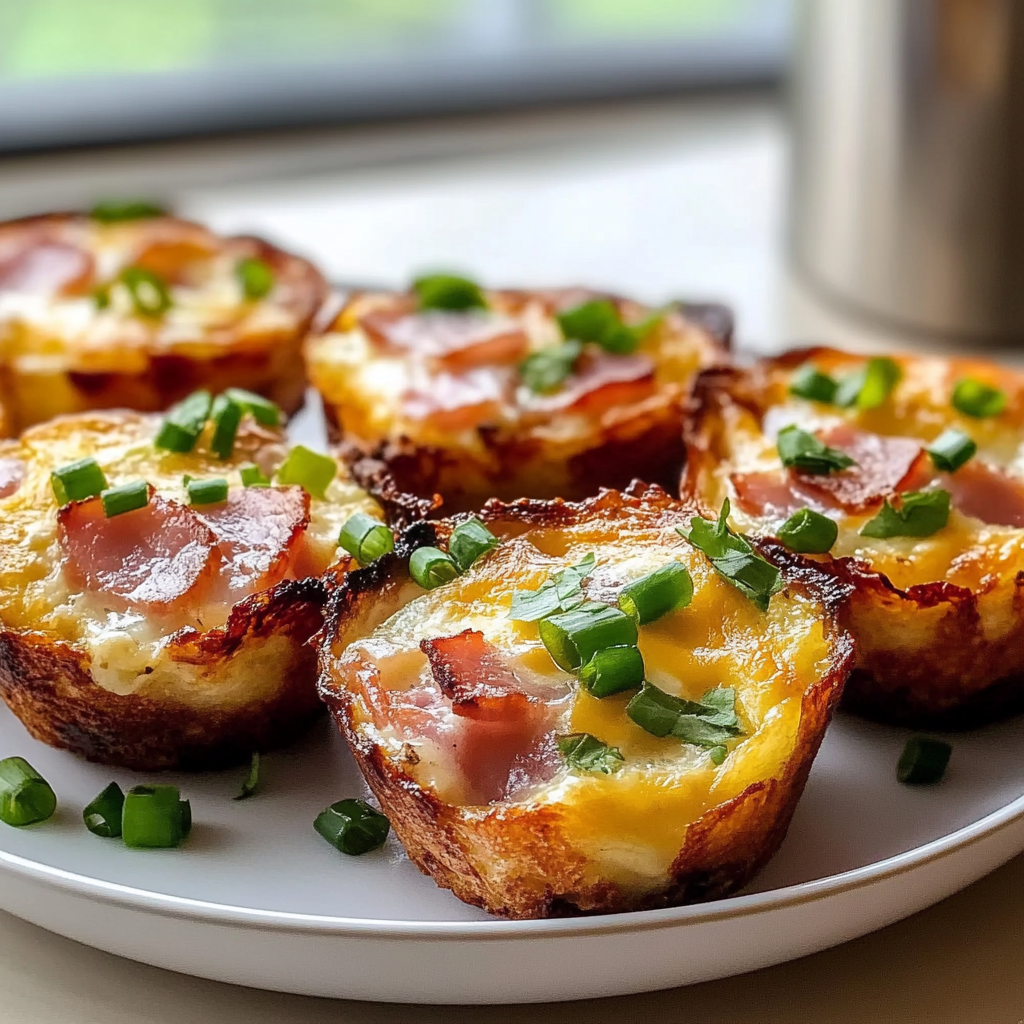 Turkey Ham Breakfast Muffins