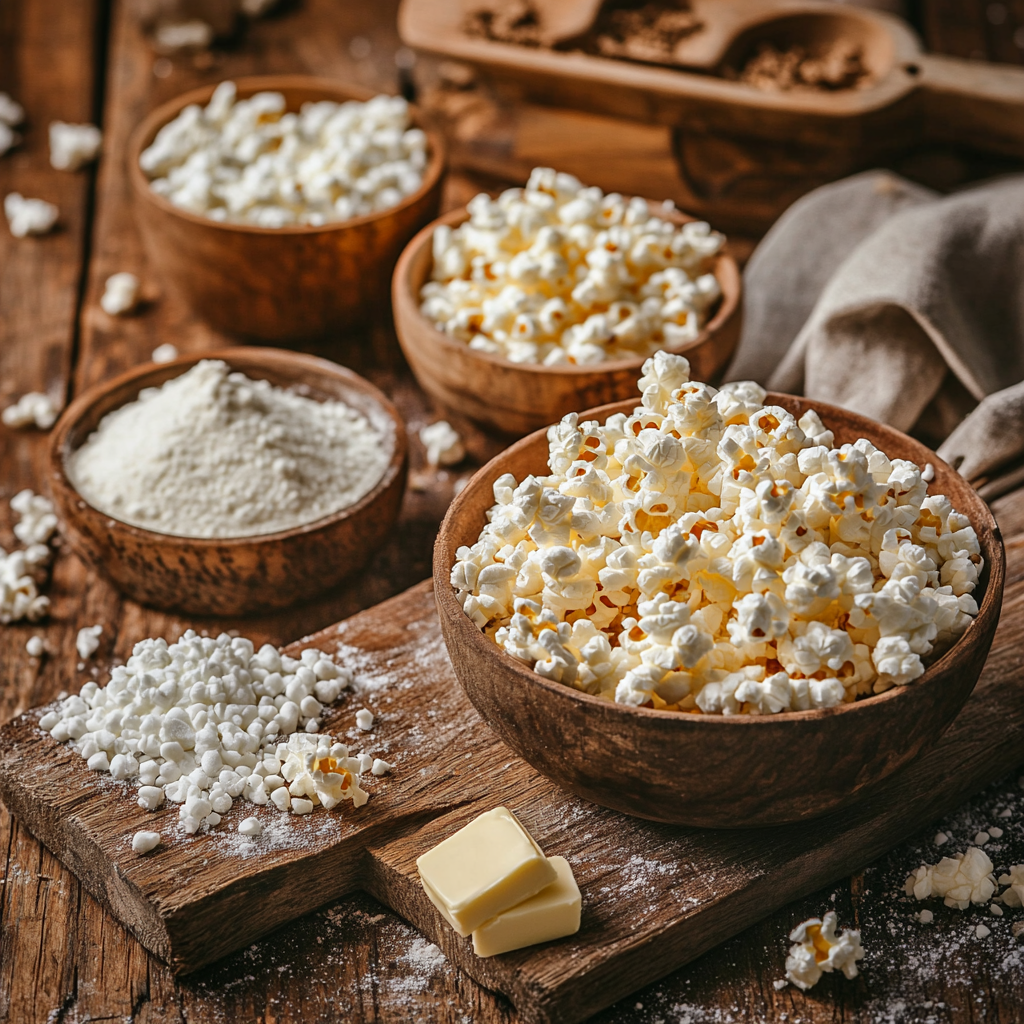 White Chocolate Puff Corn ingredients