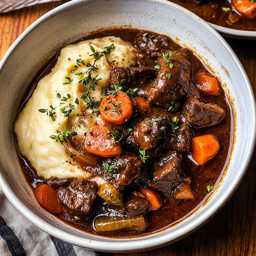christmas Classic Beef Bourguignon