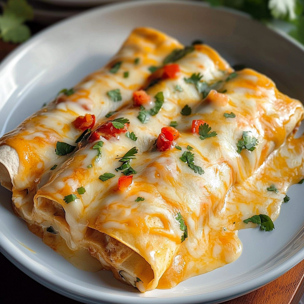 creamy shrimp enchiladas