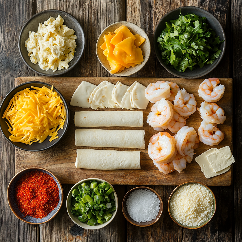 creamy shrimp enchiladas ingredients