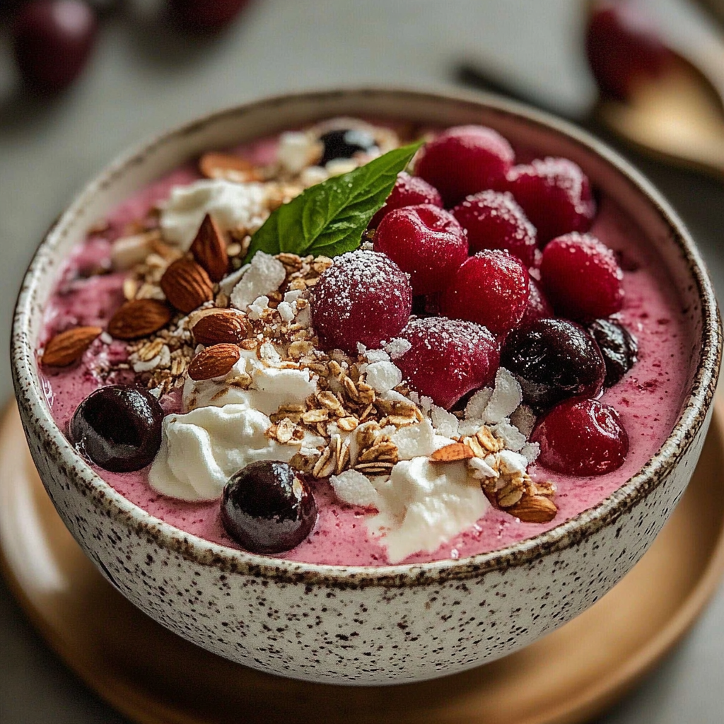Cherry Coded Holiday Protein Bowl
