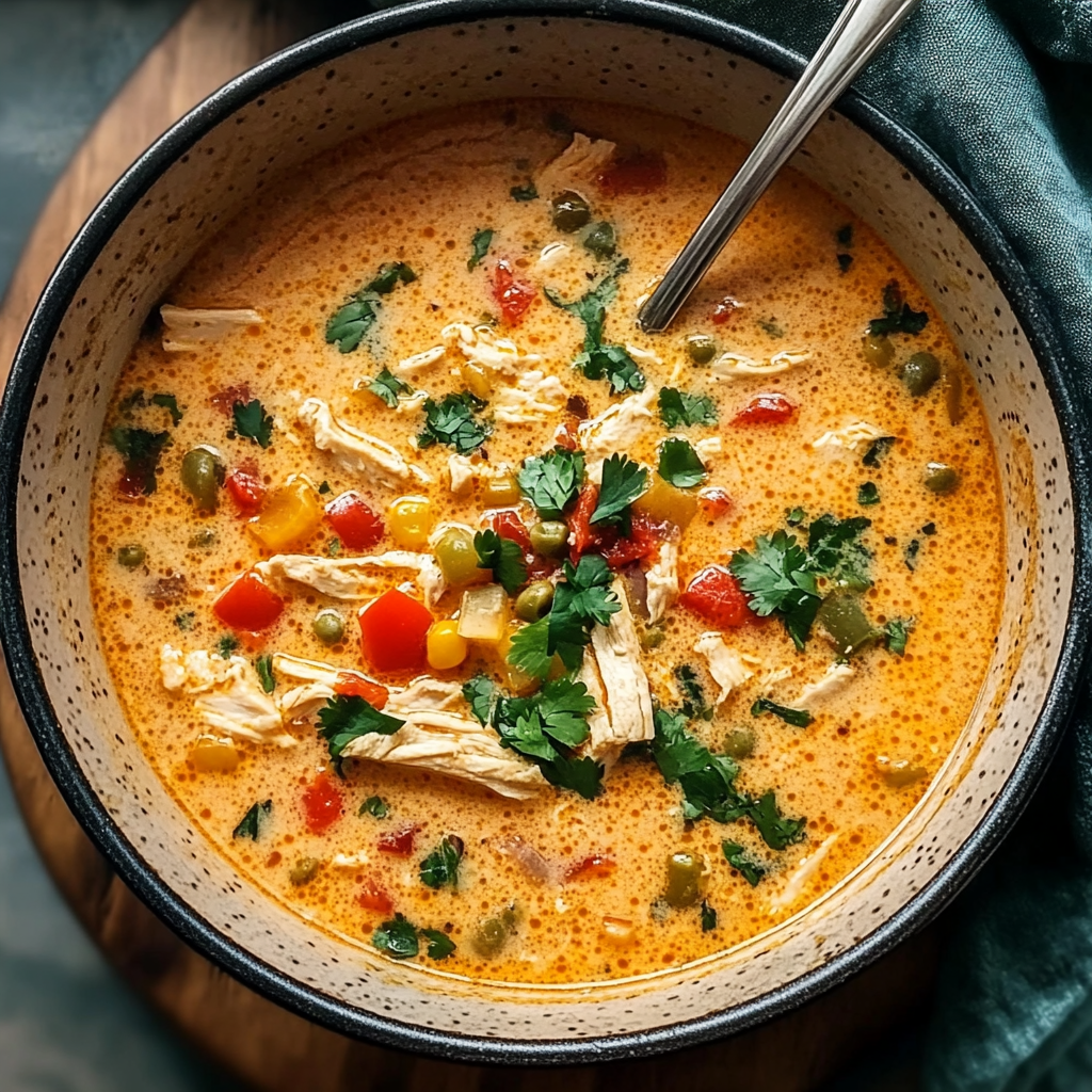 Creamy Chicken Tortilla Soup