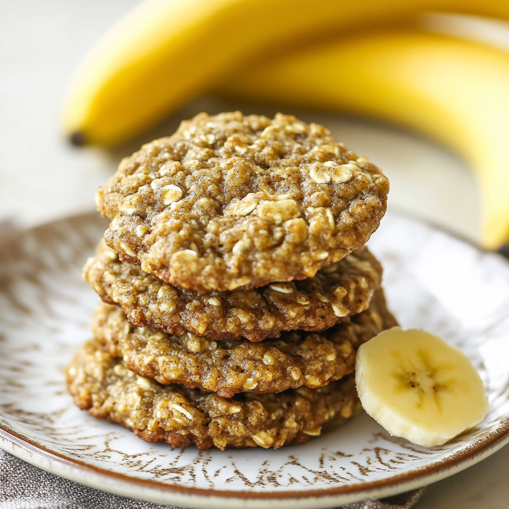 Banana Oatmeal Cookies