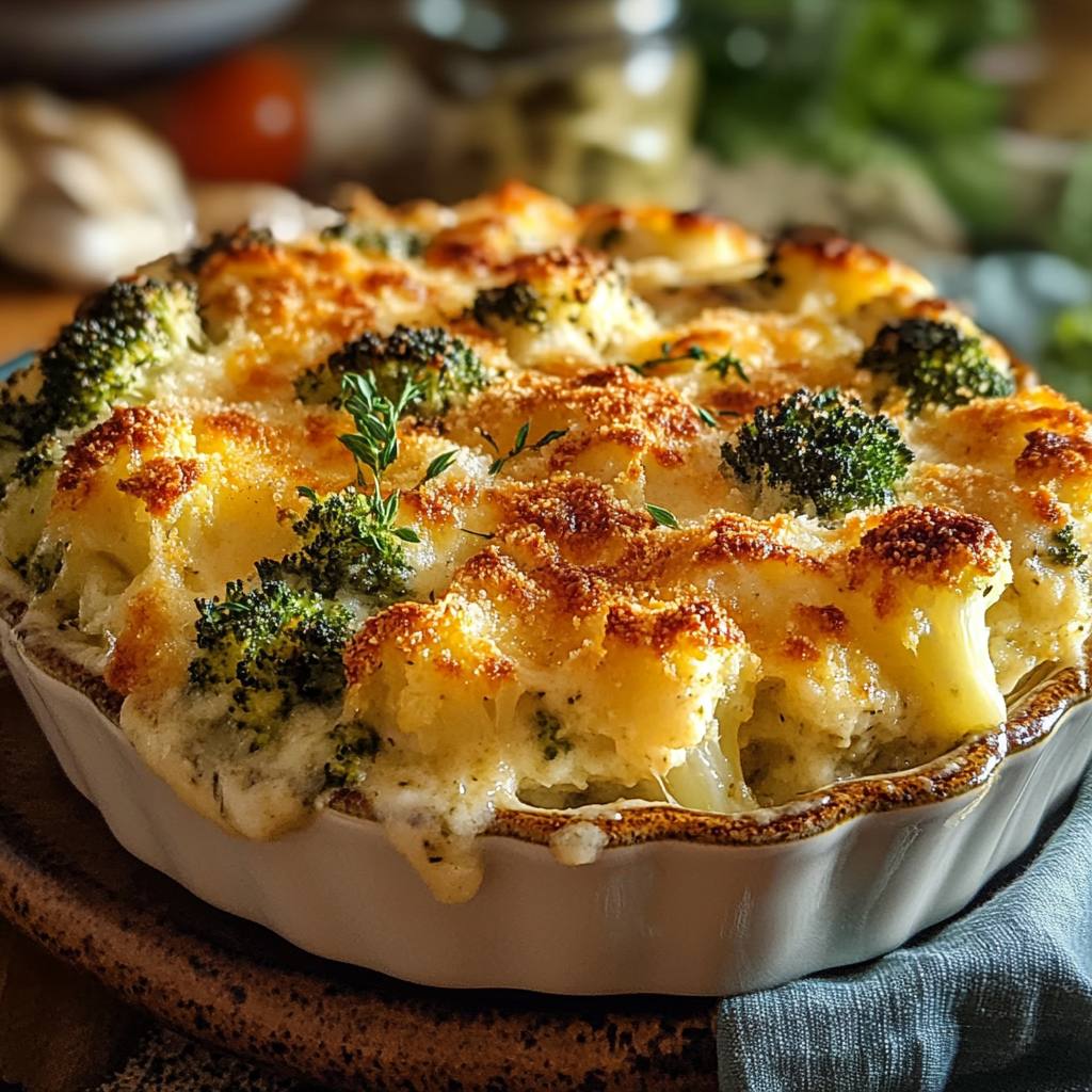 Broccoli Cauliflower Casserole