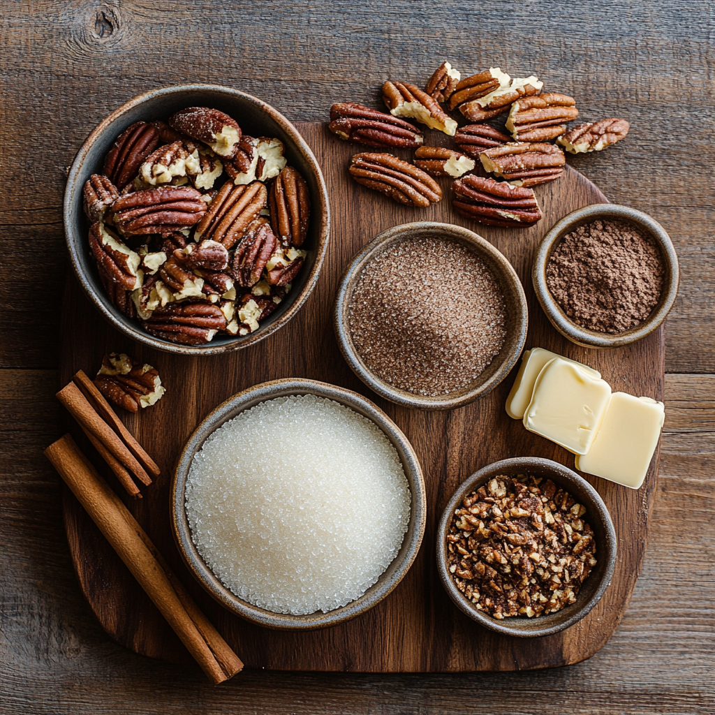 Candied Pecans ingredients