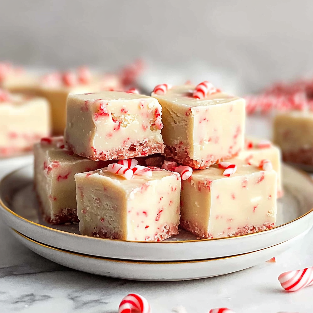 Candy Cane Fudge